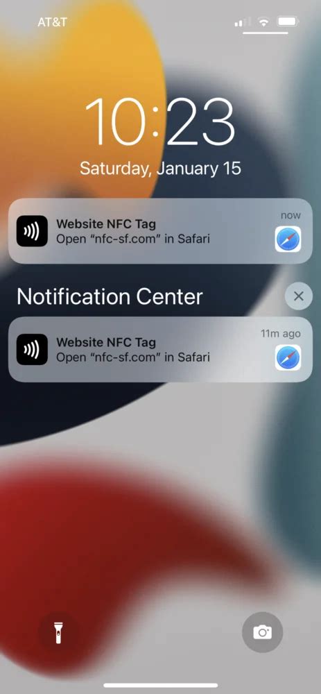 nfc tag safari notification|cash app nfc notification reddit.